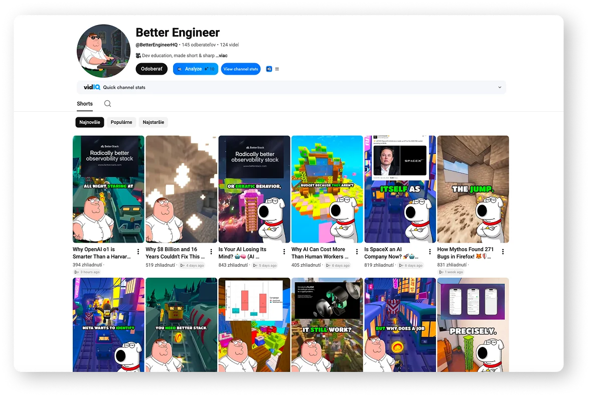 Better Engineer sister channel