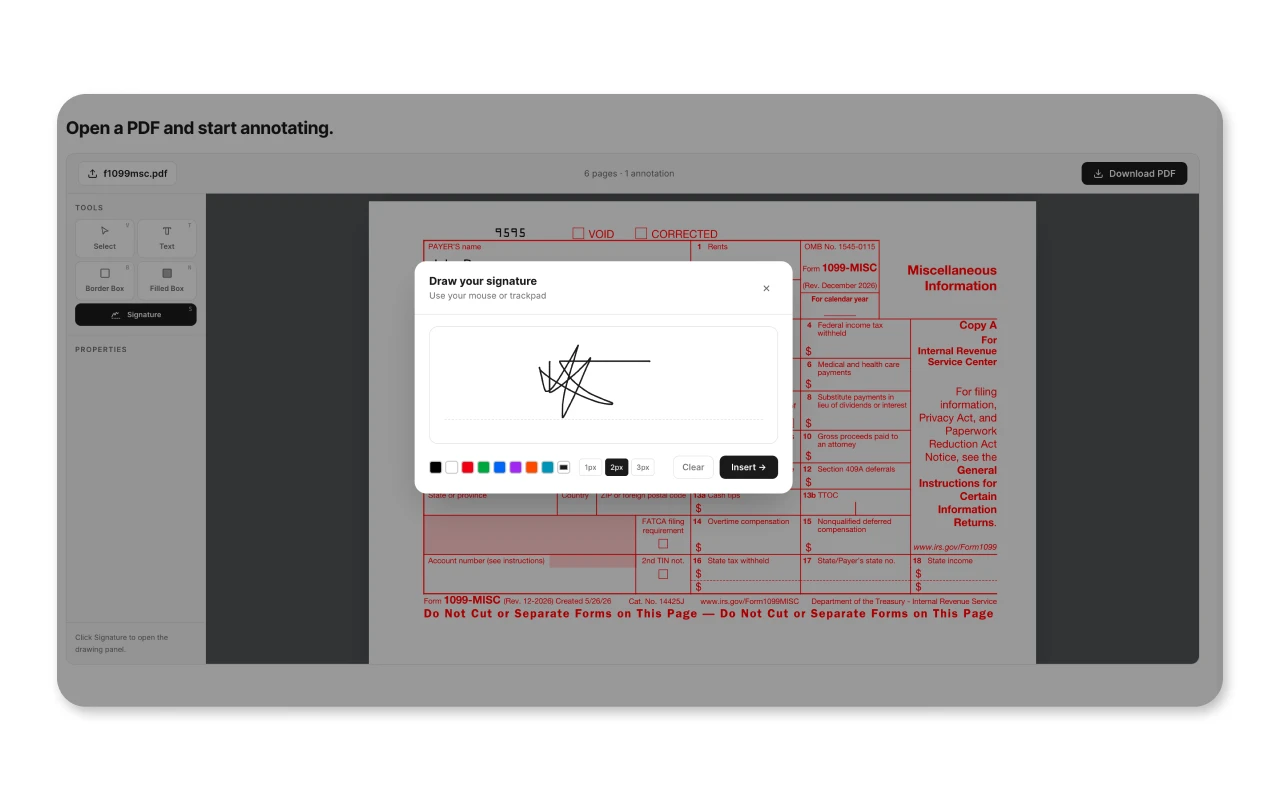 PDF Editor screenshot 3